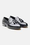 Buy_Kozasko_Black Tassel Goodyear Welted Loafers _at_Aza_Fashions