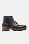 Buy_Kozasko_Black Goodyear Welted Moctoe Boots _Online_at_Aza_Fashions