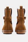 Buy_Kozasko_Brown Caramel Suede Jodhpur Boots _Online_at_Aza_Fashions