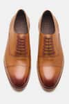 Shop_Kozasko_Brown Goodyear Welted Brogue Oxford Shoes _at_Aza_Fashions