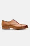 Kozasko_Brown Goodyear Welted Brogue Oxford Shoes _Online_at_Aza_Fashions