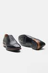 Shop_Kozasko_Black Goodyear Welted Wingtip Oxford Shoes _at_Aza_Fashions