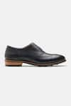 Kozasko_Black Goodyear Welted Wingtip Oxford Shoes _Online_at_Aza_Fashions