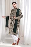 Buy_Aham-Vayam_Green Cotton Embellished Sequin Kashish Cluster Kurta Patiala Set 