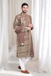 Buy_Aham-Vayam_Beige Cotton Embellished Sequin Kashish Kurta Patiala Set 