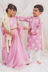 Shop_Chotibuti_Pink Mul Chanderi Embroidered Thread Floral Kurta With Pyjama _Online_at_Aza_Fashions