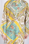 Buy_The Pony & Peony Co._Yellow Cotton Printed Floral Riaan Kurta And Pant Set 