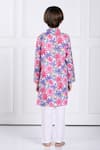 Shop_The Pony & Peony Co._Multi Color Cotton Printed Floral Noah Kurta And Pant Set _at_Aza_Fashions