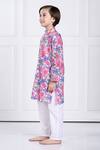 Shop_The Pony & Peony Co._Multi Color Cotton Printed Floral Noah Kurta And Pant Set _Online_at_Aza_Fashions