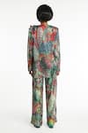 Shop_Aisha Rao_Multi Color Tulle Sequin Embellished Luxora Abstract Print Pant Set _at_Aza_Fashions