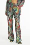 Aisha Rao_Multi Color Tulle Sequin Embellished Luxora Abstract Print Pant Set _Online_at_Aza_Fashions