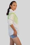 Richaa Goenka_White Cotton Hand Embroidered Sequin Tassel Collared Shirt _Online_at_Aza_Fashions