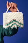 FOREVER NOOR_White Crystals Julia Pearl Embellished Box Bag _Online_at_Aza_Fashions