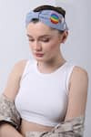 Buy_Moyolu_Multi Color Checkered Vivid Voyage Embroidered Hair Band _Online_at_Aza_Fashions