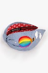 Shop_Moyolu_Multi Color Checkered Vivid Voyage Embroidered Hair Band _at_Aza_Fashions