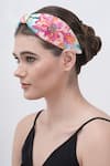 Buy_Moyolu_Multi Color Floral Radiance Embroidered Hair Band _at_Aza_Fashions