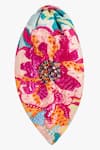 Shop_Moyolu_Multi Color Floral Radiance Embroidered Hair Band _at_Aza_Fashions