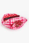 Buy_Moyolu_Pink Tie-dye Embroidered Hair Band _at_Aza_Fashions