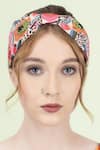 Moyolu_Multi Color Abstract Flower Flair Embroidered Hair Band _Online_at_Aza_Fashions