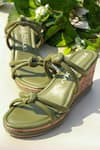 Phenominaal_Green Juniper Knotted Wedges _Online_at_Aza_Fashions