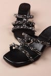 Phenominaal_Black Crystals Cleopatra Bejewelled Heels _Online_at_Aza_Fashions