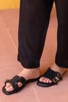 Buy_Phenominaal_Black Onyx Handcrafted Flats _at_Aza_Fashions