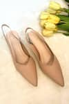 Buy_Modanta Footwear_Beige Diamond Embellished Pump Heels _Online_at_Aza_Fashions