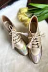 Buy_Modanta Footwear_Gold Rainbow Sneaker Wedges _at_Aza_Fashions