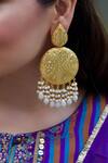 Buy_Anana_Gold Plated Pearls Rashmi Handcrafted Dangler Earrings _at_Aza_Fashions