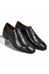 Buy_Wednesday Lifestyle_Black Charles Textured Pattern Oxfords _at_Aza_Fashions