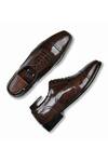 Shop_Wednesday Lifestyle_Brown Brogue Oxfords In Brushoff Leather _at_Aza_Fashions
