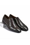 Buy_Wednesday Lifestyle_Brown Dark Brogue Leather Oxfords _at_Aza_Fashions