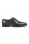 Wednesday Lifestyle_Brown Dark Brogue Leather Oxfords _Online_at_Aza_Fashions