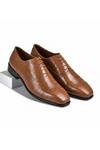 Buy_Wednesday Lifestyle_Brown Charles Textured Oxford Shoes _at_Aza_Fashions