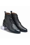 Buy_Wednesday Lifestyle_Black Dexter Leather Lace Up Boots _at_Aza_Fashions