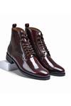 Buy_Wednesday Lifestyle_Maroon Dexter Leather Ankle Boots _at_Aza_Fashions