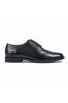 Wednesday Lifestyle_Black Dominic Leather Derby Shoes _Online_at_Aza_Fashions