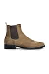 Wednesday Lifestyle_Gold Wade Chelsea Boots _Online_at_Aza_Fashions