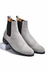 Buy_Wednesday Lifestyle_Beige Wade Suede Leather Chelsea Boots _at_Aza_Fashions