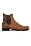 Wednesday Lifestyle_Brown Wade Chelsea Plain Boots _Online_at_Aza_Fashions