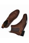 Shop_Wednesday Lifestyle_Brown Wade Chelsea Suede Leather Boots _at_Aza_Fashions