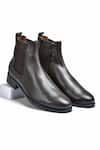 Buy_Wednesday Lifestyle_Brown Milled Leather Chelsea Boots _at_Aza_Fashions