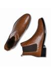 Shop_Wednesday Lifestyle_Brown Textured Wellington Chelsea Boots _at_Aza_Fashions