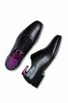 Shop_Wednesday Lifestyle_Black Textured Oscar Oxford Shoes _at_Aza_Fashions
