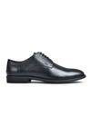 Wednesday Lifestyle_Black Textured Robert Derby Shoes _Online_at_Aza_Fashions