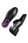 Shop_Wednesday Lifestyle_Black Textured Todd Derby Shoes _at_Aza_Fashions
