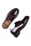 Shop_Wednesday Lifestyle_Maroon Plain Todd Derby Shoes _at_Aza_Fashions