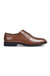 Wednesday Lifestyle_Brown Howard Solid Oxford Shoes _Online_at_Aza_Fashions