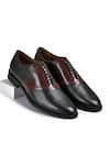 Buy_Wednesday Lifestyle_Maroon John Solid Oxford Shoes _at_Aza_Fashions