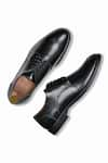 Shop_Wednesday Lifestyle_Black Leo Genuine Leather Derby Shoes _at_Aza_Fashions